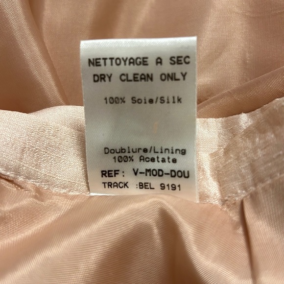 Paule Vasseur Pink Silk Pencil Skirt - Picture 9 of 9